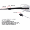Termistor Cilíndrico NTC 100K Alta Temperatura 350ºC 1m xh2.54-2p - AIMSOAR