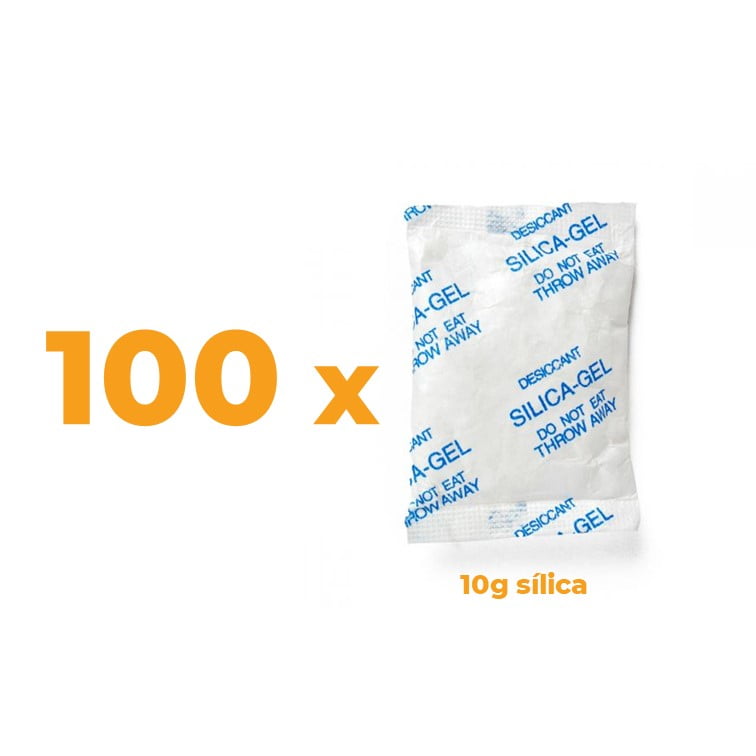 150g Lote 15 x 10g Sacos Silica Gel de Poros Estreitos Dessecante Absorvente Premium Desumidificador Humidade - OEM - Image 4