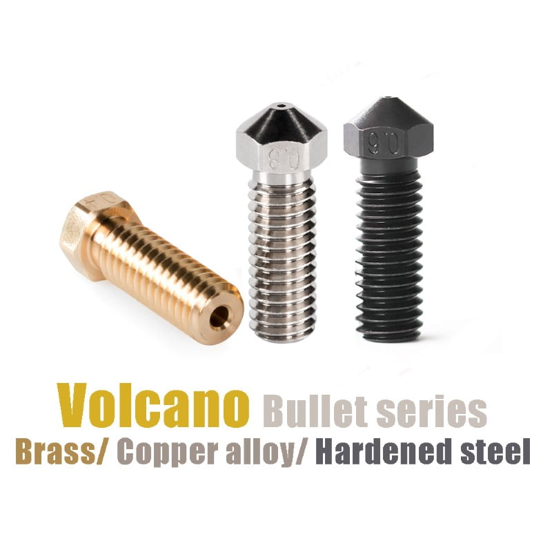 0.4mm B-SERIES PREMIUM Aço Inox Steel Nozzle Volcano (compatível com E3D Tevo Tarantula, Artillery Sidewinder) - AIMSOAR - Image 6