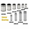 LM8LUU Rolamento Linear ( Linear Bearings 8mm*15mm*45mm ) - AIMSOAR