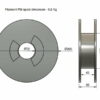 PLA 10m (Amostra) Graphite Black ( Glitter ) - Filament PM