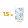 150g Lote 15 x 10g Sacos Silica Gel de Poros Estreitos Dessecante Absorvente Premium Desumidificador Humidade - OEM