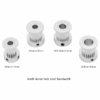 Polia para Correia 20 Dentes 10mm Correia 8mm Furo Alumínio ( GT2 timing belt pulley) - AIMSOAR