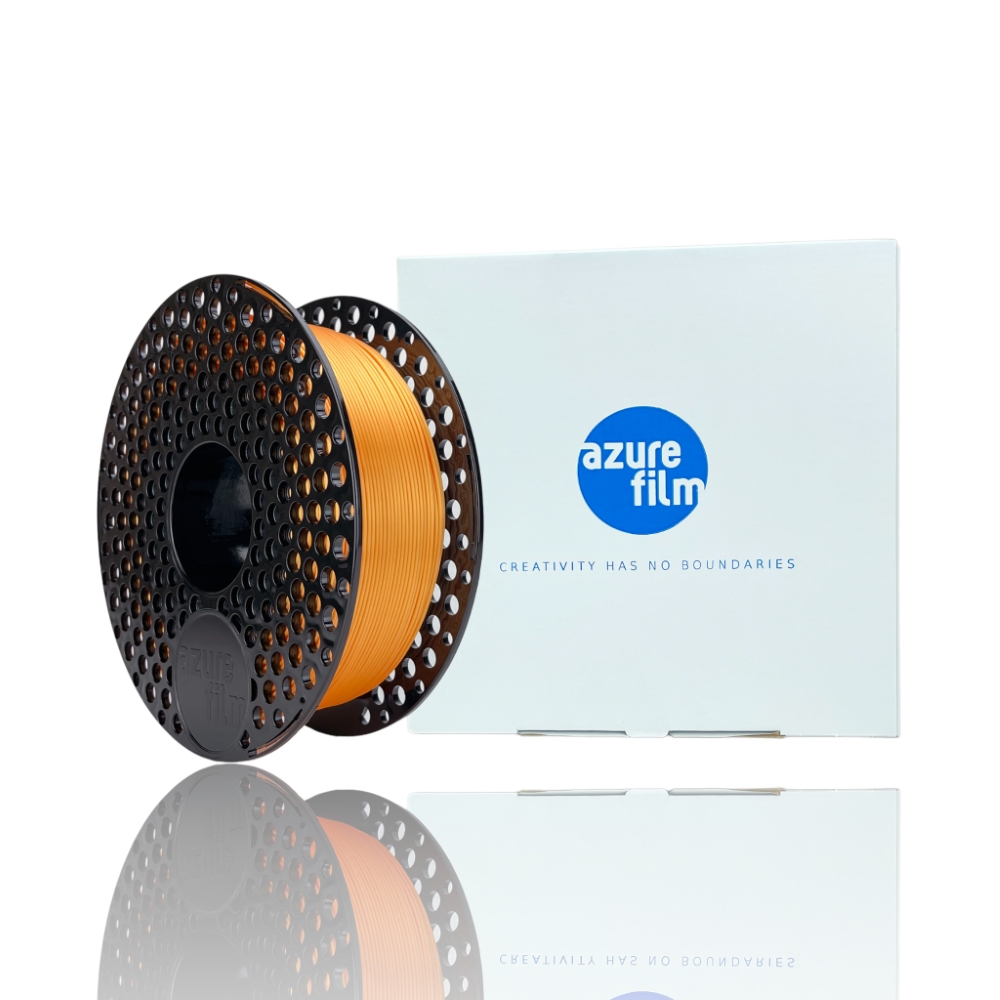 PLA 50g (Amostra) Silk Flame Orange - Azurefilm - Image 3
