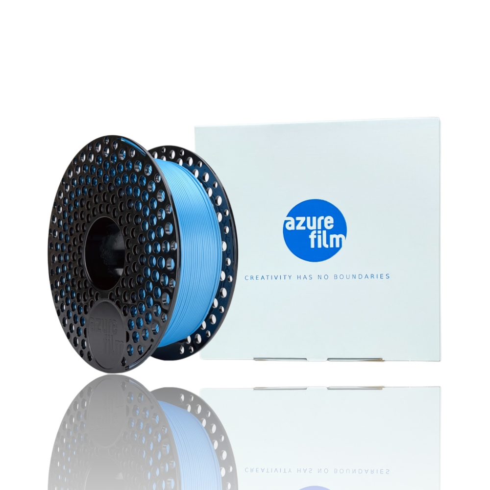 PLA 10m (Amostra) Silk Sky Blue - Azurefilm - Image 3