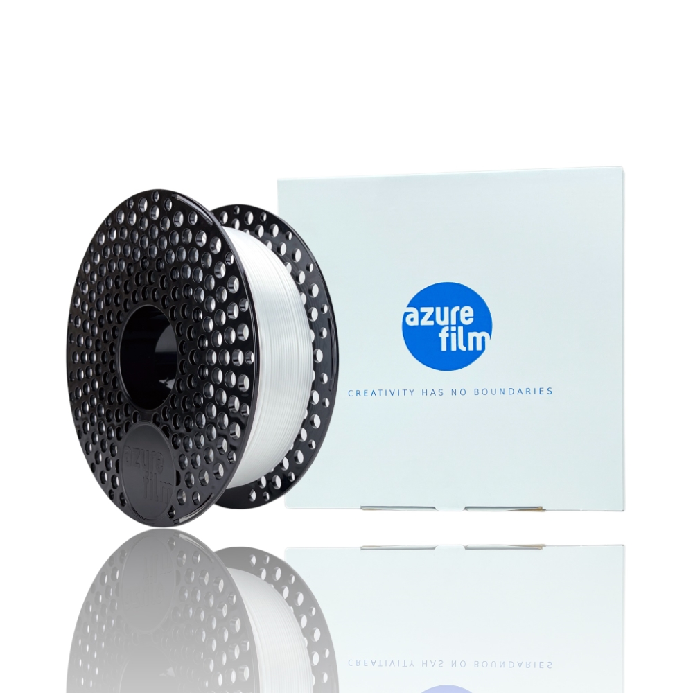 PLA 50g (Amostra) Silk White - Azurefilm - Image 3