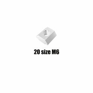 Porca Roscada em T M6 perfil 2020 T-Nut (slide nut) - AIMSOA