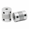 União Elástica Acoplador Flexível  6mm 10mm Alumínio ( Flexible coupling 6mmX10mmx25mm ) - AIMSOAR