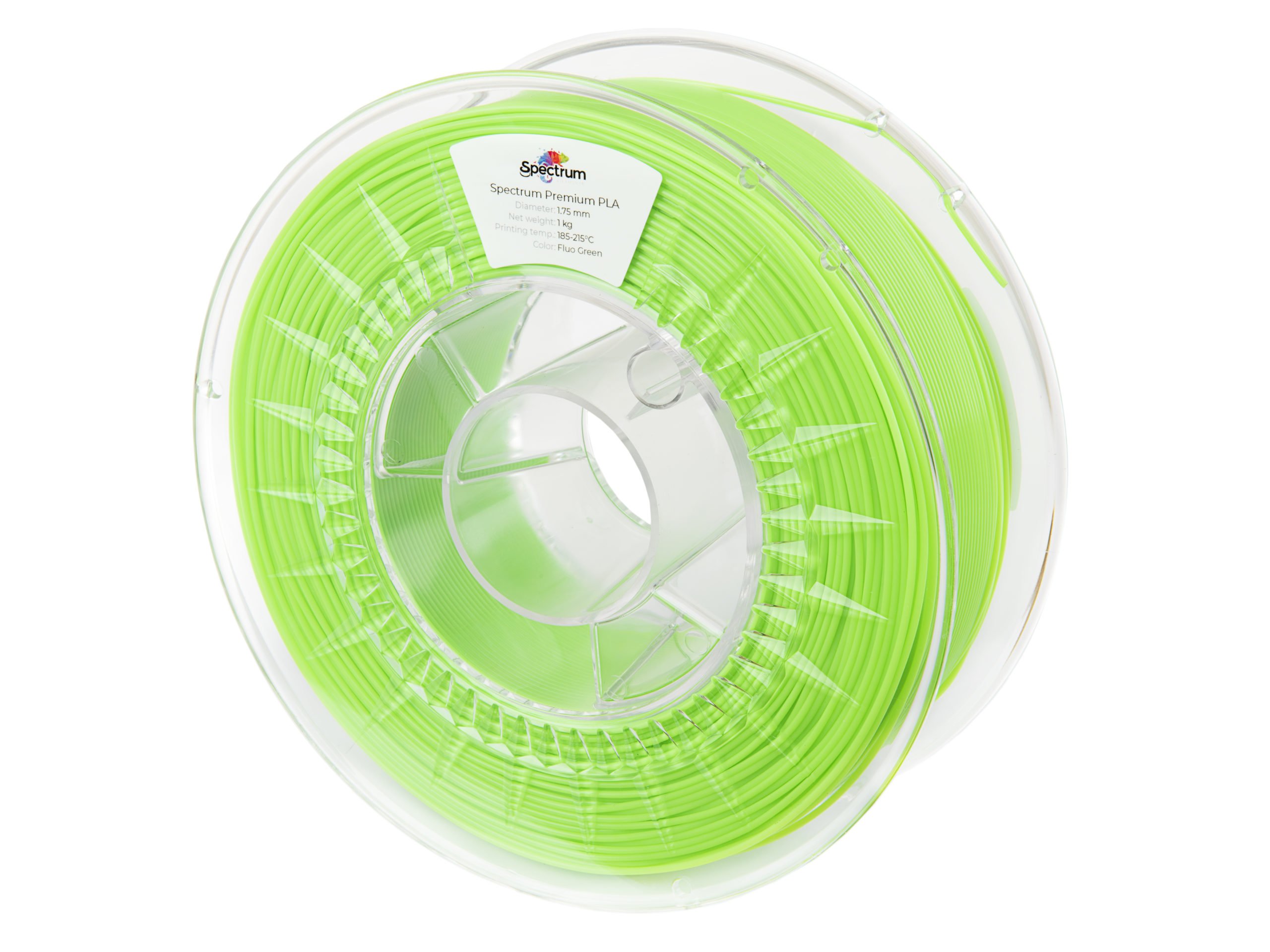 PLA Premium 1kg Fluorescent Green - Spectrum Filaments - Image 7