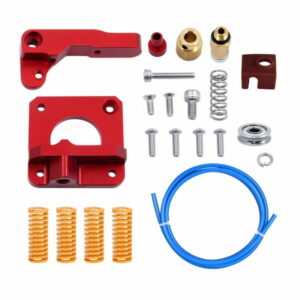 KIT Completo Tubo PTFE Azul + 4 Molas + Extrusor Creality de Metal Vermelho (Extruder compatível com bowden CR10S-PRO, MAX, CR-10, Ender ) - AIMSOAR