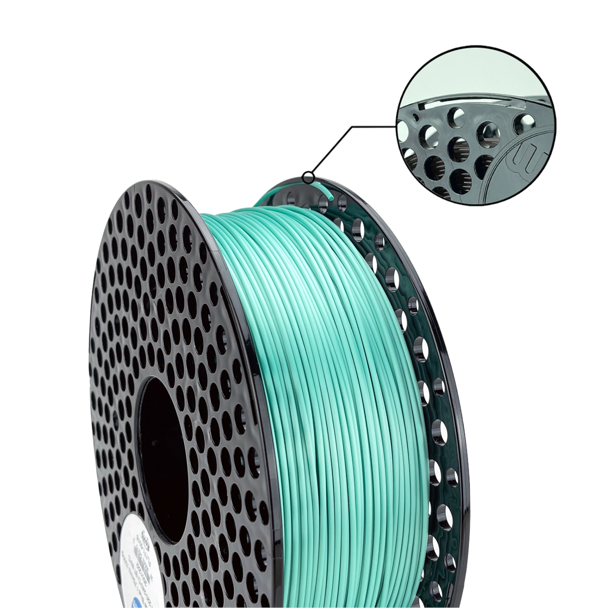 PLA 1kg Silk Turquoise Blue - Azurefilm - Image 3