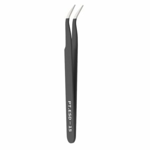Pinça Angular para Limpeza  110mm 10mm ( Tweezers elbow ) - AIMSOAR