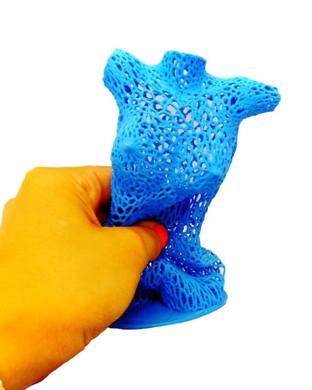 TPE 88 72.5A 500g RUBBERJET FLEX Blue ( Mais macio ) - Filament PM - Image 7