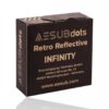 AESUBdots Retro Infinity Reflective 6mm 366 Autocolantes para digitalização Scanner 3D - AESUB