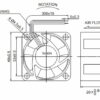 Ventilador Ventoinha FAN 4020 24V 2 fios ( 40*40*20mm) - SUNON