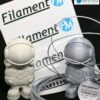 PLA 10m (Amostra) MarbleJet Light ( mármore ) - Filament PM