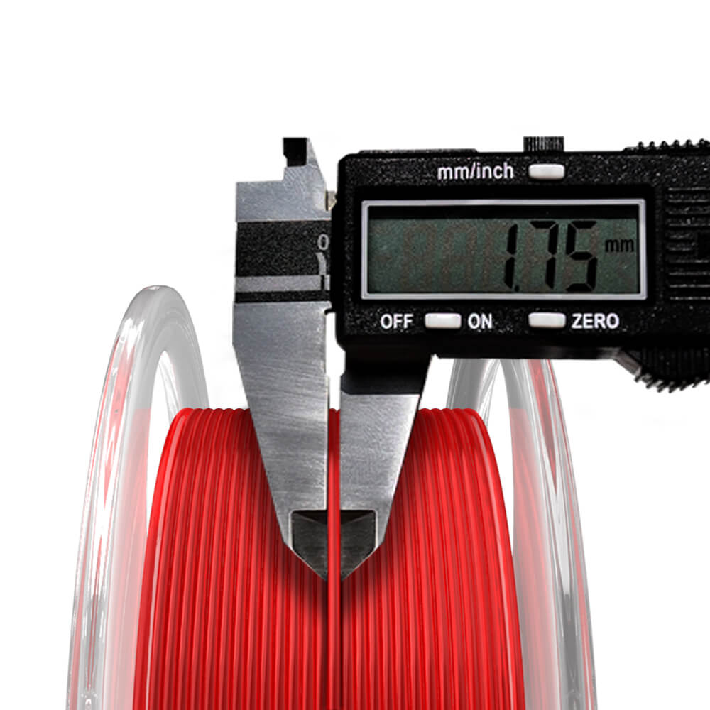 PLA 1kg Red Transparent - Azurefilm - Image 4