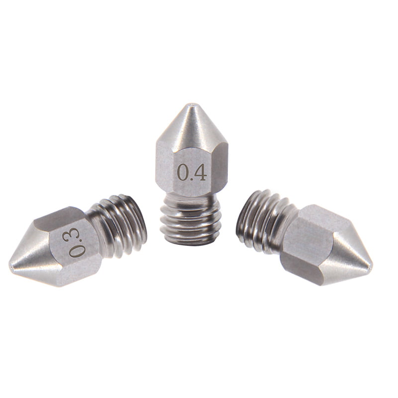 1mm Aço Inox Steel Nozzle MK8  - AIMSOAR - Image 3