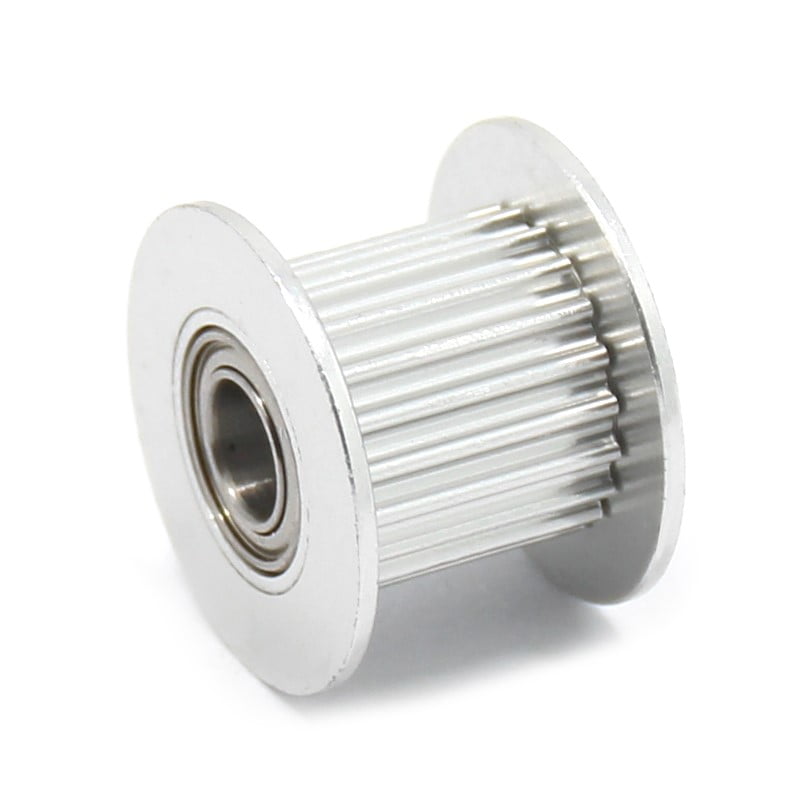 Polia para alinhamento Correia GT2 20 Dentes Rolamento 5mm Furo Alumínio ( GT2 timing belt pulley ) - AIMSOAR
