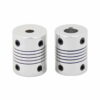 União Elástica Acoplador Flexível  6mm 10mm Alumínio ( Flexible coupling 6mmX10mmx25mm ) - AIMSOAR