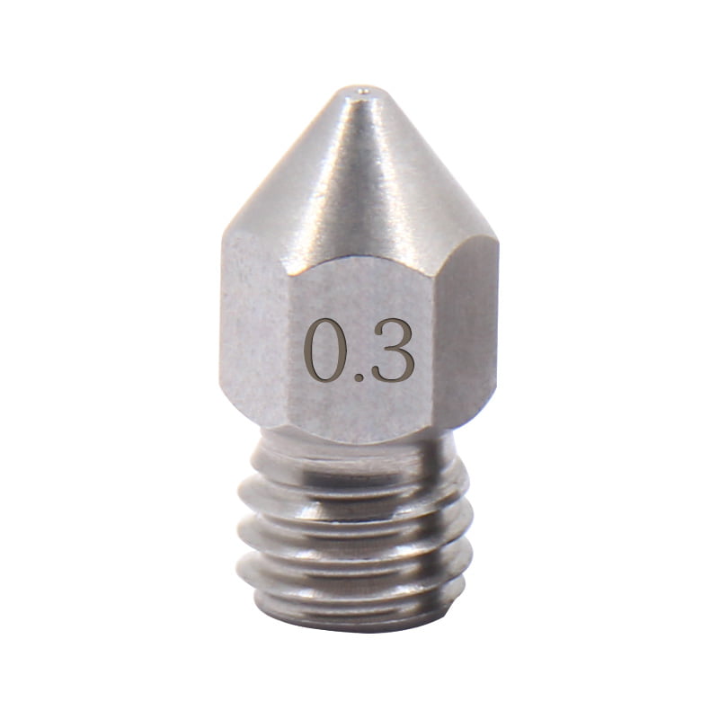 1mm Aço Inox Steel Nozzle MK8  - AIMSOAR - Image 2