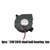 Ventilador Ventoinha BLOWER 5015 24V Dual ball bearing (50*15mm) - AIMSOAR
