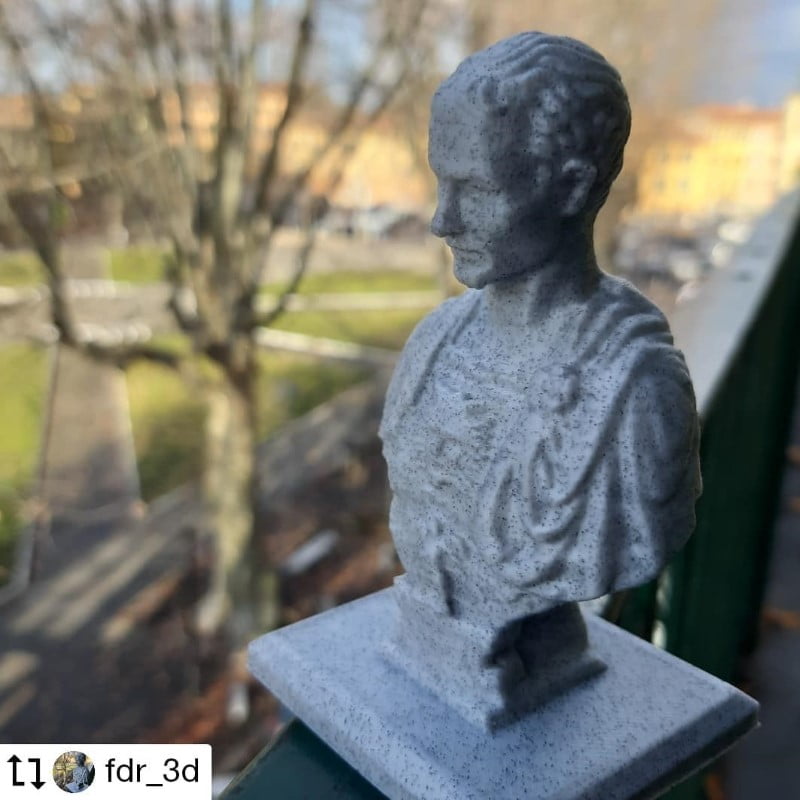 PLA 10m (Amostra) MarbleJet Dark ( mármore ) - Filament PM - Image 31