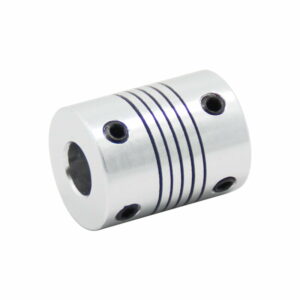 União Elástica Acoplador Flexível  5mm 10mm Alumínio ( Flexible coupling 5mmX10mmx25mm ) - AIMSOAR