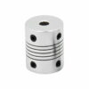 União Elástica Acoplador Flexível  6mm 10mm Alumínio ( Flexible coupling 6mmX10mmx25mm ) - AIMSOAR