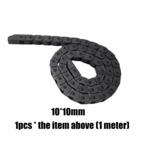 1m Calha Correia lagarta para cabos com abertura 10x10mm ( drag chain ) - AIMSOAR