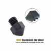 0.8mm B-SERIES PREMIUM Aço Endurecido Hardened Steel Nozzle MK8  - AIMSOAR