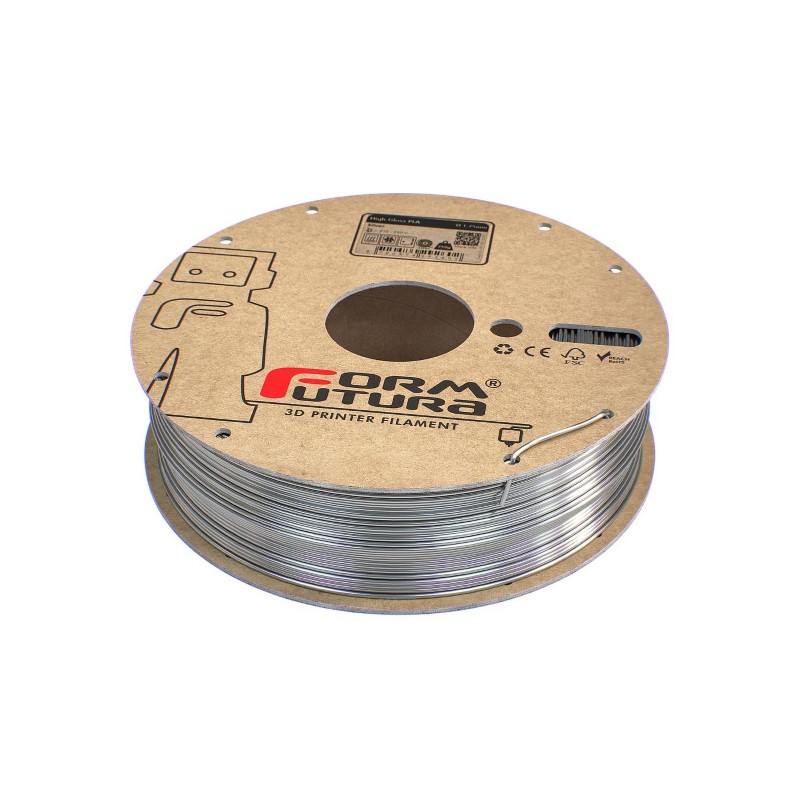 PLA Silk High Gloss 750g Silver - FORMFUTURA