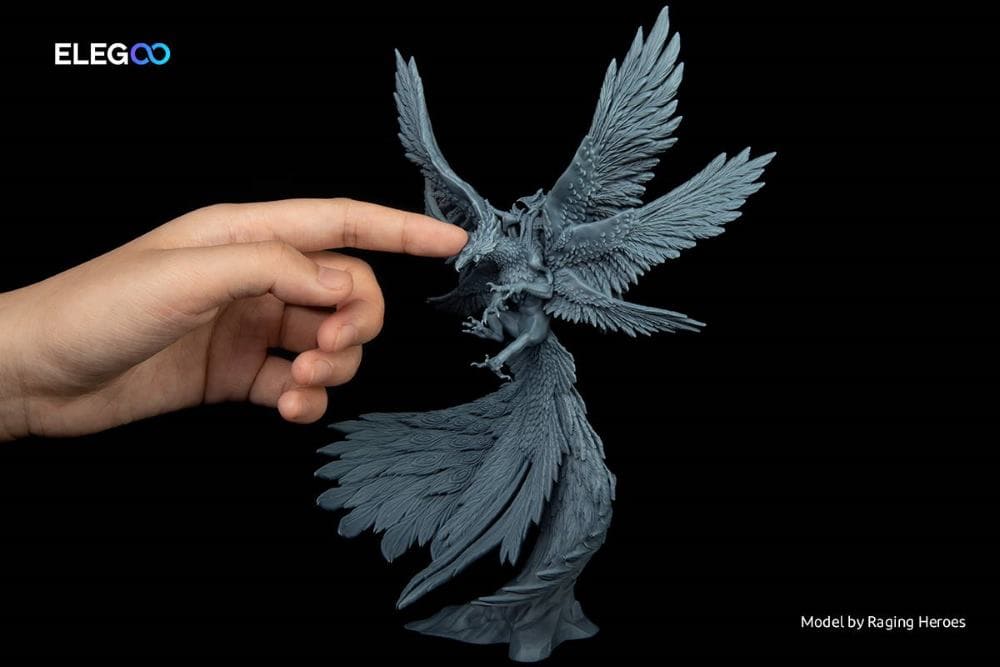 1000g Resina Impressão 3D Fotopolímero 8K Standard Space Grey - Elegoo Mars - Image 11