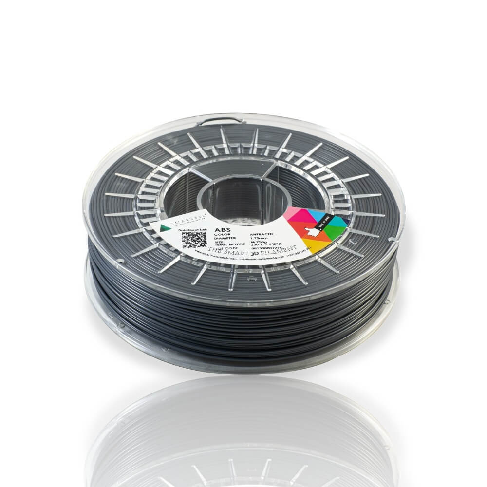 Smartfil ABS Antracite M 750g Cinzento - Smart Materials 3D