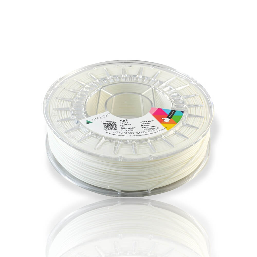 Smartfil ABS IVORY WHITE M 750g Branco - Smart Materials 3D