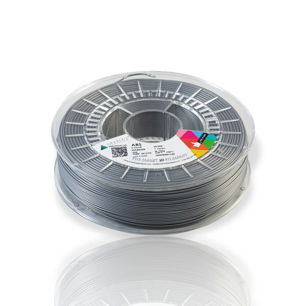 Smartfil ABS SILVER M 750g Prata - Smart Materials 3D
