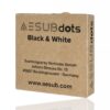AESUBdots Black & White 12mm 3000 Autocolantes para digitalização Scanner 3D - AESUB