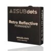 AESUBdots Retro Permanent Reflective 6mm 3000 Autocolantes para digitalização Scanner 3D - AESUB