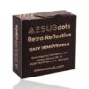 AESUBdots Retro Permanent Reflective 6mm 3000 Autocolantes para digitalização Scanner 3D - AESUB