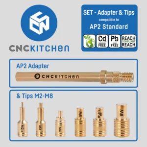 Conjunto Soldering Tips SET Adapter AP2 (+ Tips Only SETS) - CNC Kitchen