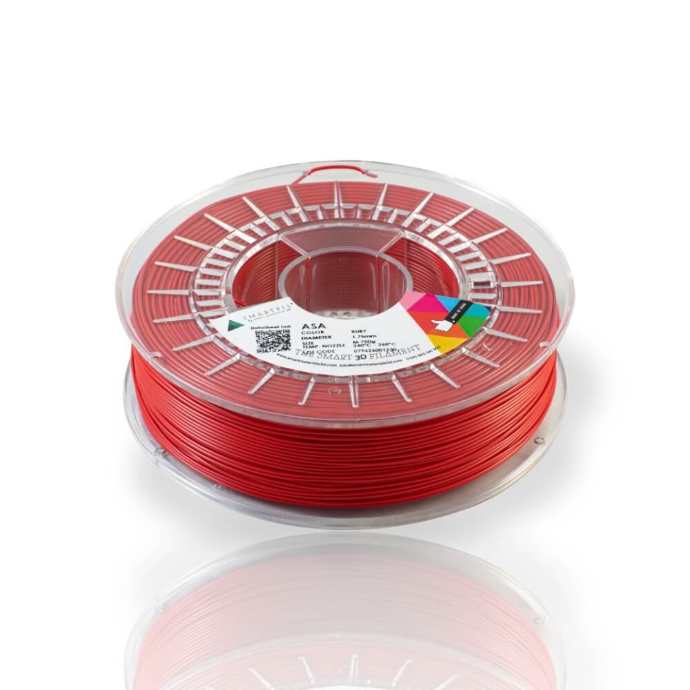 Smartfil ASA RUBY M 750g Vermelho - Smart Materials 3D