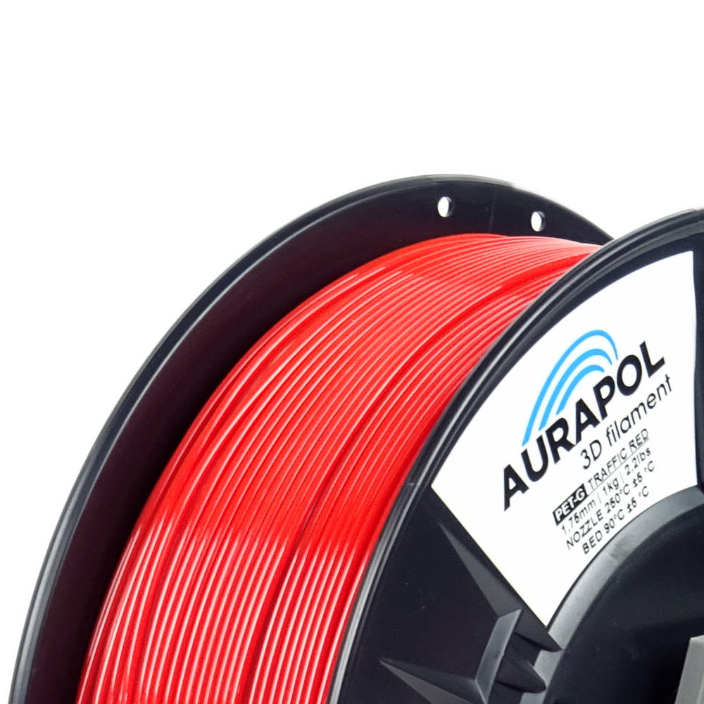 PETG 1kg Traffic Red - Aurapol - Image 2