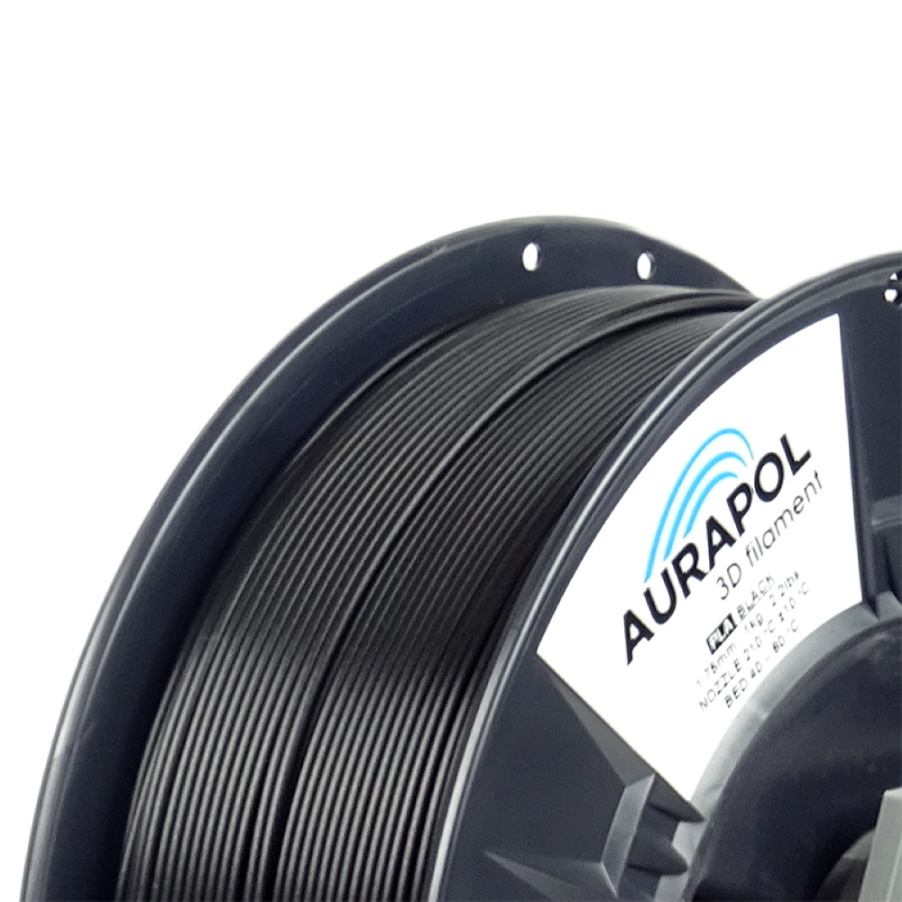 PLA 1kg Black - Aurapol - Image 2