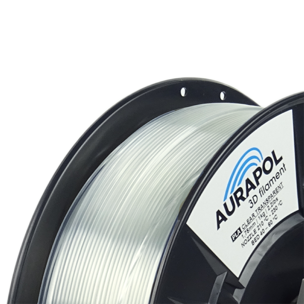 PLA 1kg Clear Transparent - Aurapol - Image 2