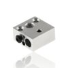 Heat Block Brass de níquel de cobre de alta temperatura 550ºC para CR10 Ender 3 20X20X10mm  ( Heatblock bloco de aquecimento ) - AIMSOAR