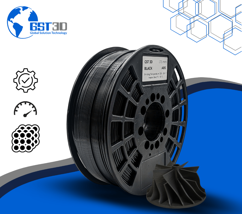 ABS 1kg Black - GST3D