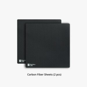 Bambu 3D Effect Carbon Fiber Surface Sheets (2pcs) (A1 mini) - Bambu Lab