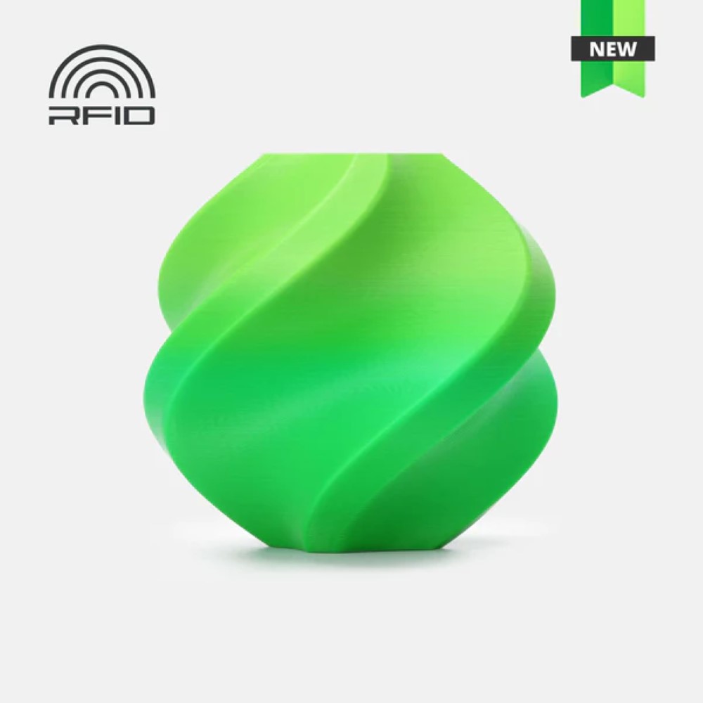 PLA Basic Gradient 1kg (With Spool) Mint Lime - Bambu Lab