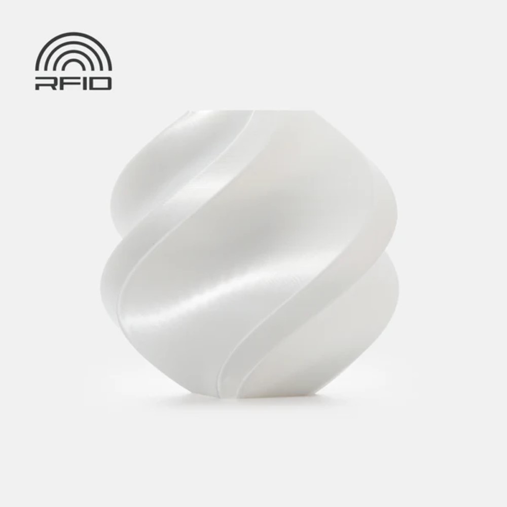 PLA Silk+ 1kg White - Bambu Lab