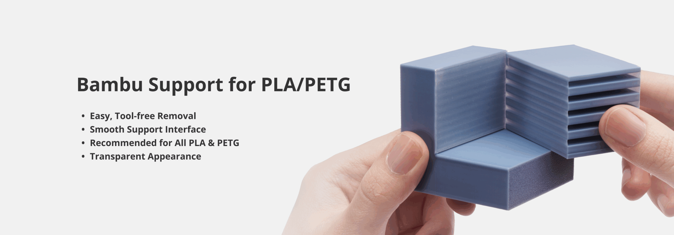Support for PLA/PETG Filament